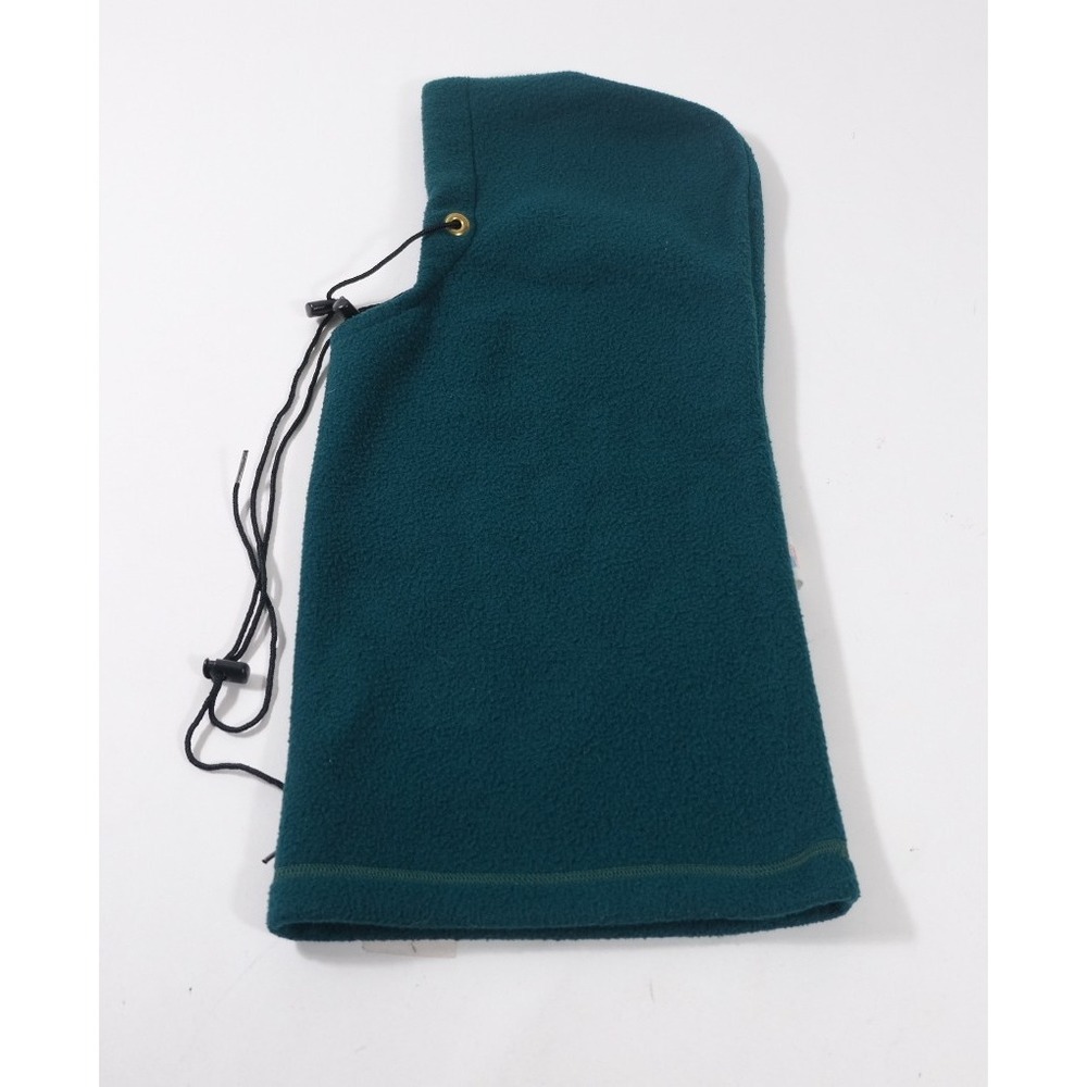 Unbranded Balaclava Unisex OS Teal Vintage 80s Fleece Hood Neck Warmer USA Made